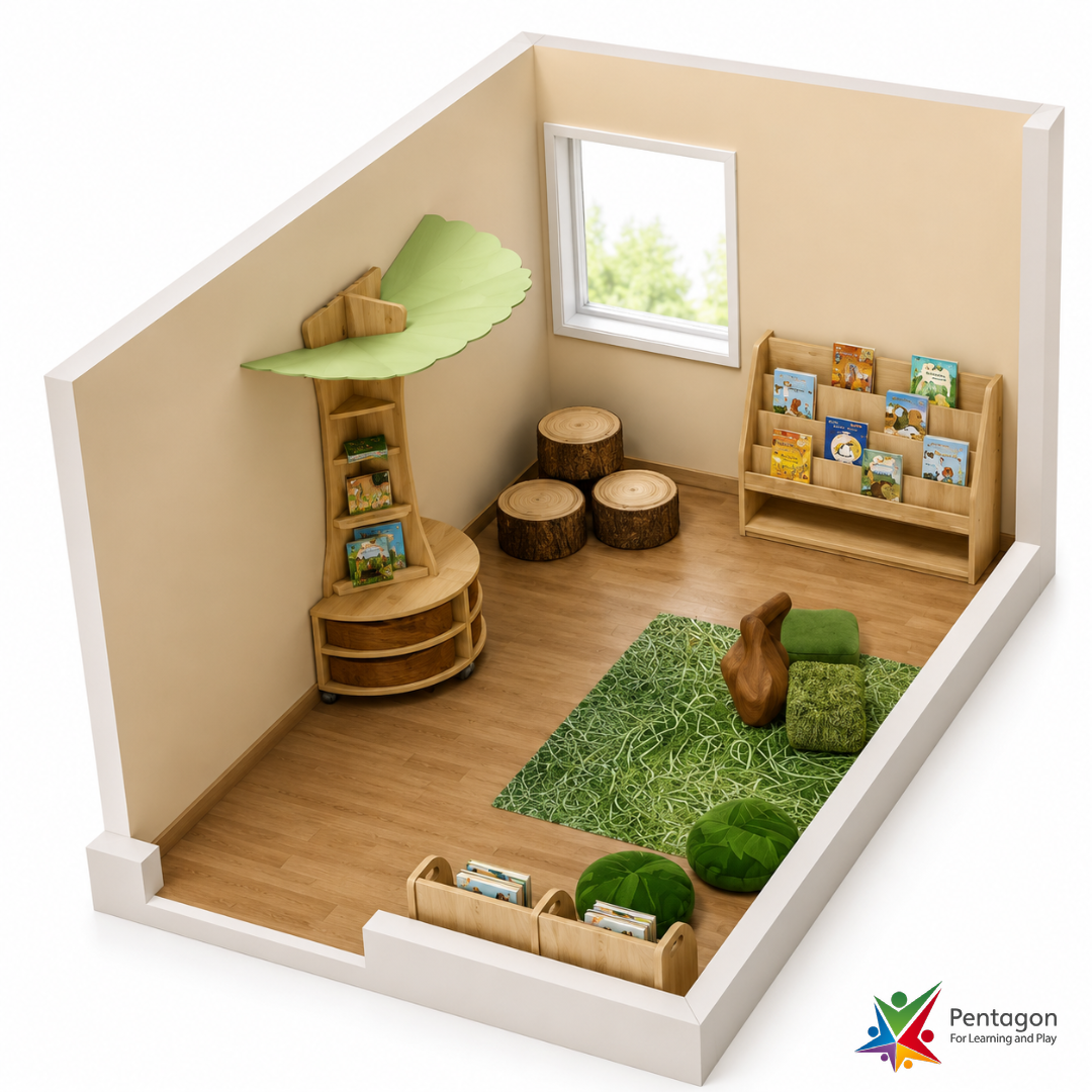 Sticker graphic representing Millhouse Complete Library Zone — 3–5 Years